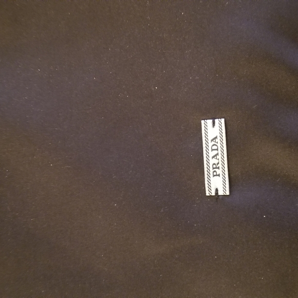 Two Navy blue satin Prada pouches, dust bags, cinch bags. 14x8.5 - Picture 2 of 3